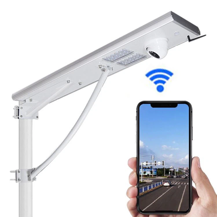 SS 01 4 G CCTV All dans un réverbère solaire LED